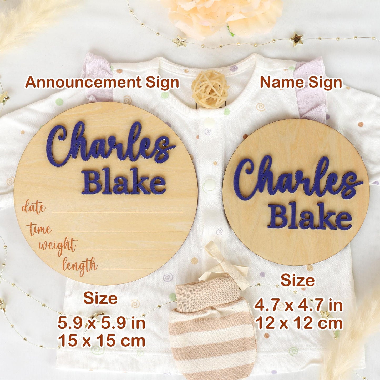 Baby Milestone Cards Personalized Monthly Milestone Baby Name Sign Baby Announcement Sign for Hospital Baby Gift Baby Shower Gift