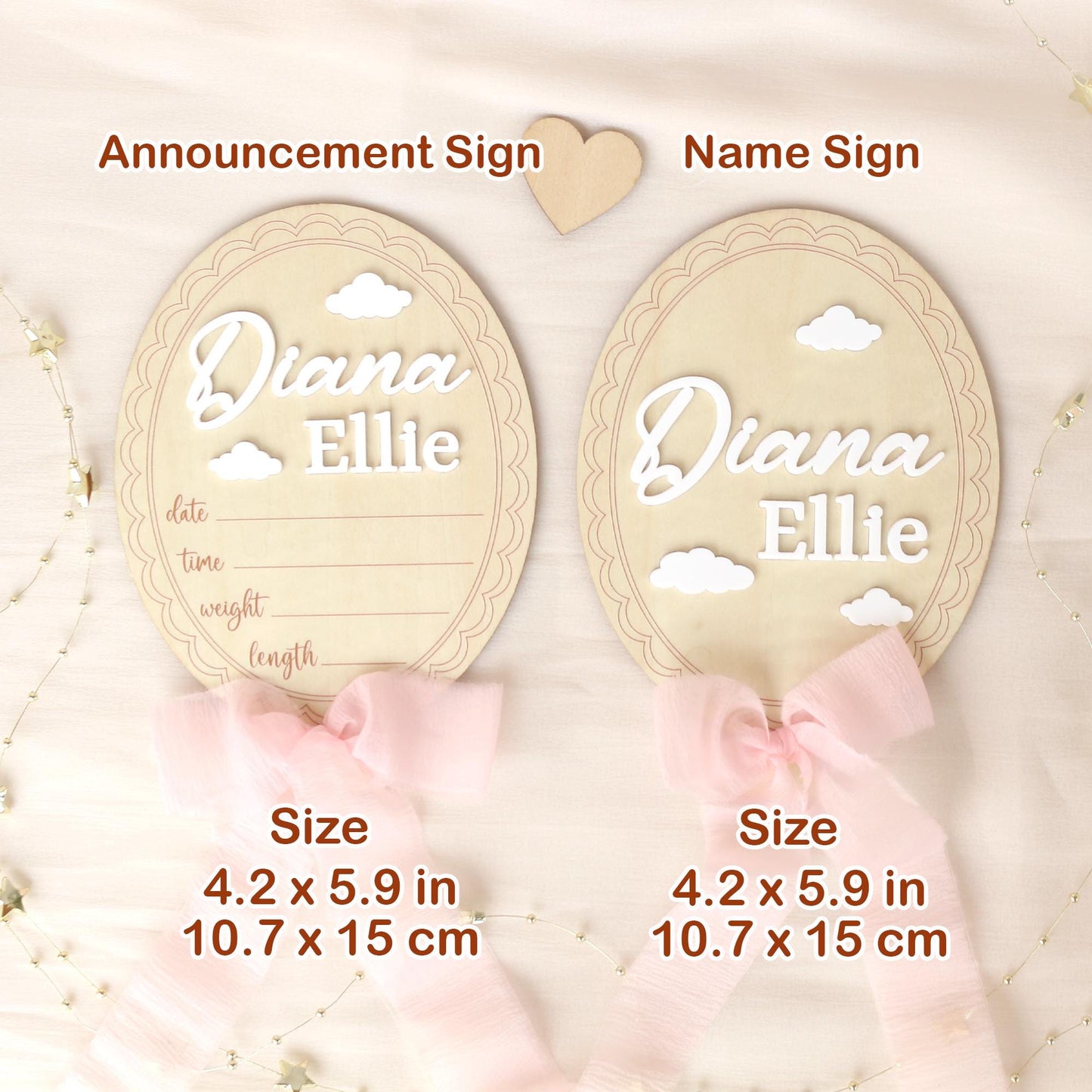 Baby Girl Milestone Sign: Baltic Birch Photo Prop