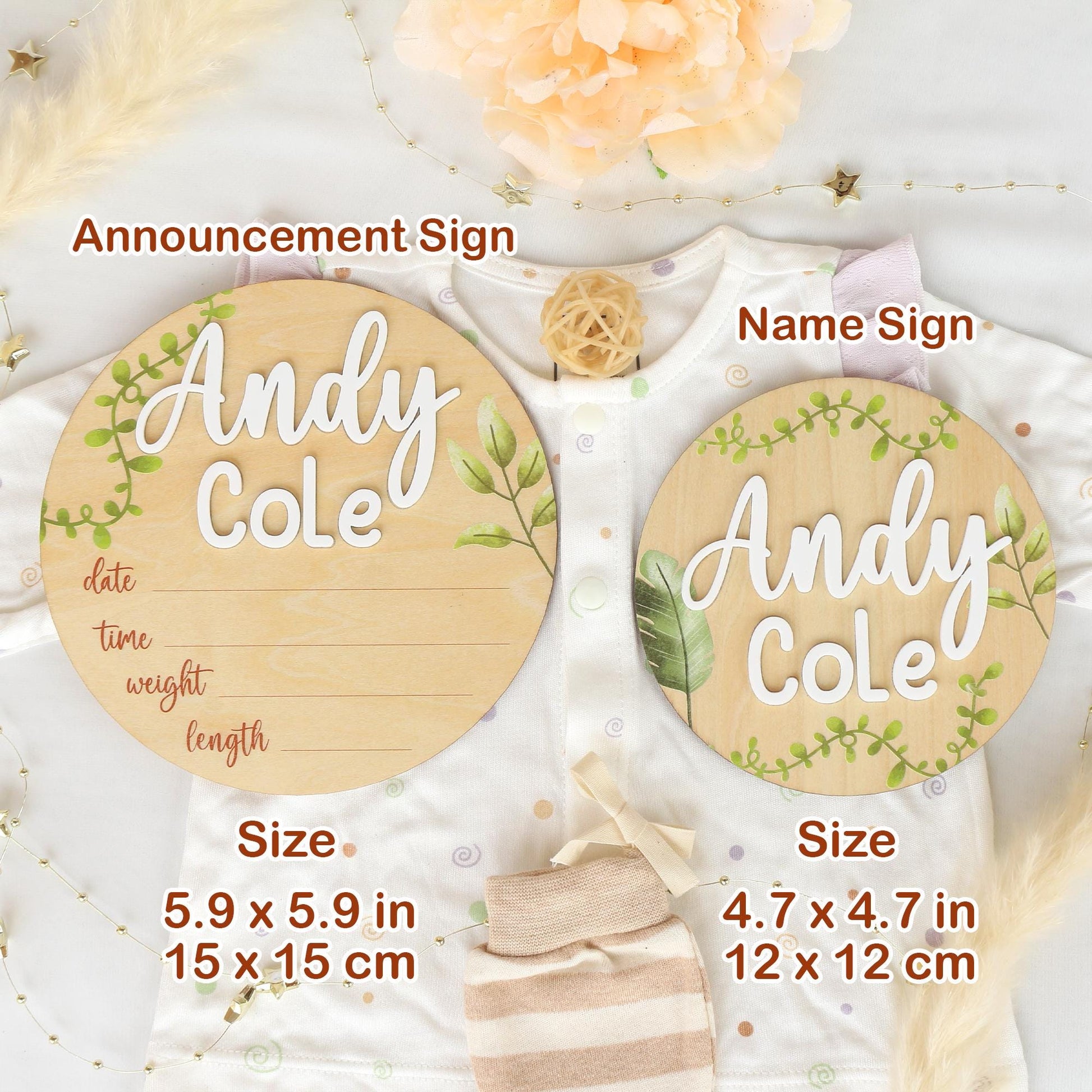 Safari Animals Baby Milestone Cards: Monthly Photo Signs