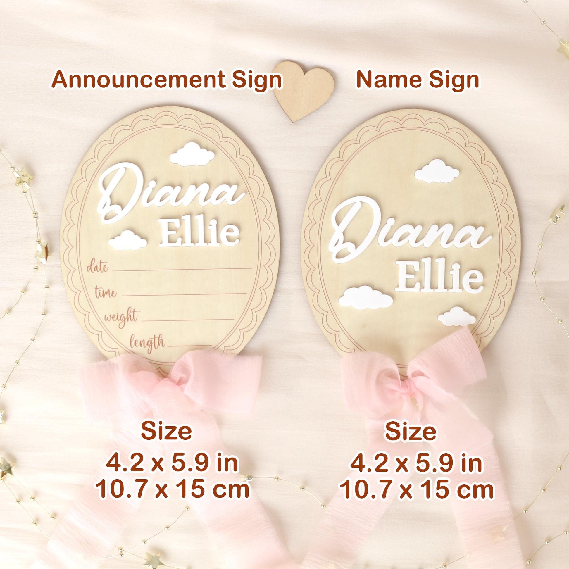 Baby Girl Milestone Sign: Baltic Birch Photo Prop