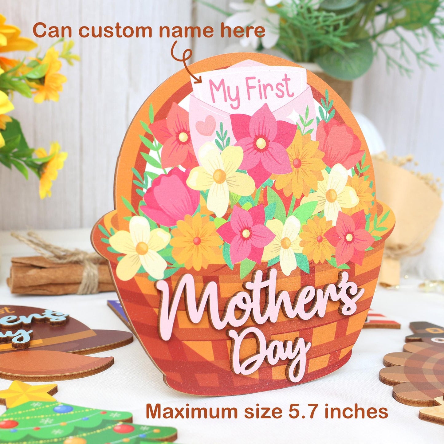 Baby's First Holiday Milestone Discs: Photo Prop Gift