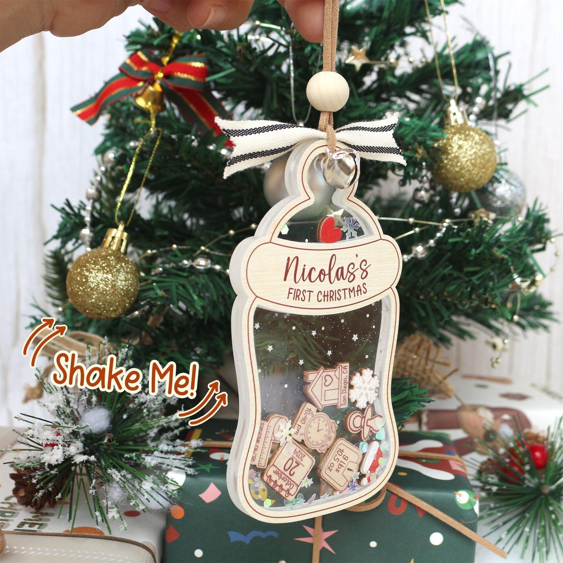 Custom Baby's First Christmas Ornament: Personalized Keepsake