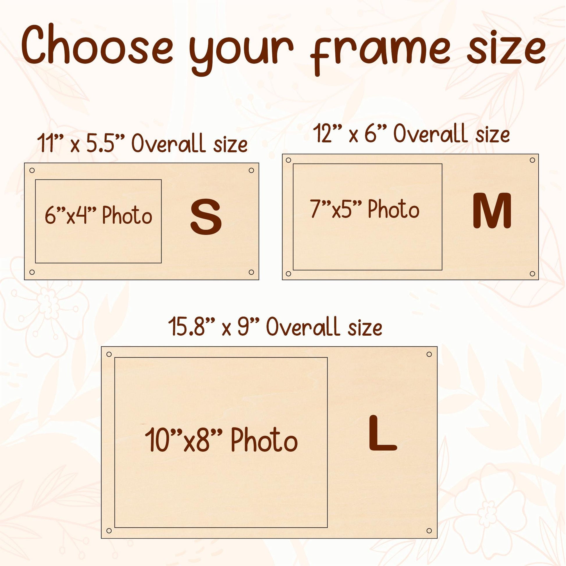 Personalized Baltic Birch Photo Frame: Custom Quote Gift