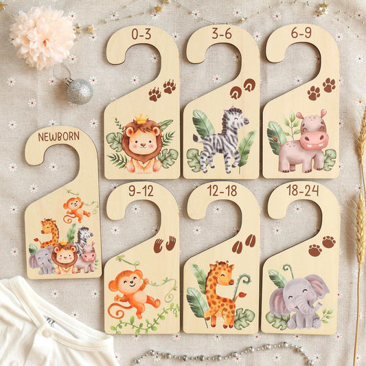 Baby Closet Dividers, Animals Baby Clothes Dividers, Baby Clothes Organisation, Infant Clothes Hangers, Baby Shower Gift