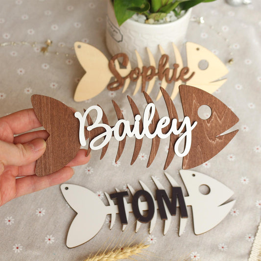 Wooden Cat Name Tag – Personalized Pet Name Sign for Pet House, Room, Crate, Kennel, or Feeding Area – Dog Plaque – Cat House Sign