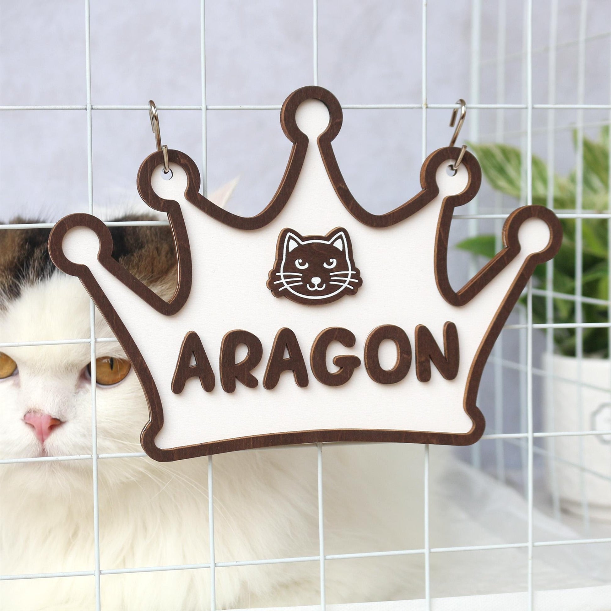 Personalized Wooden Pet Name Sign: Dog/Cat Room Decor