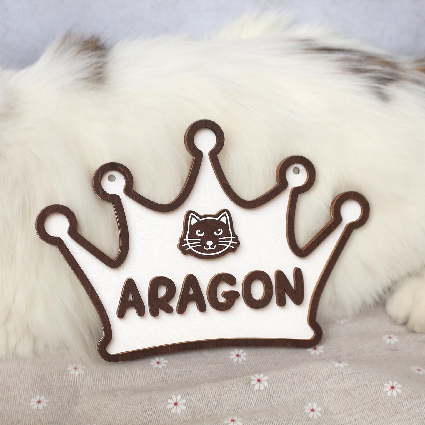 Personalized Wooden Pet Name Sign: Dog/Cat Room Decor