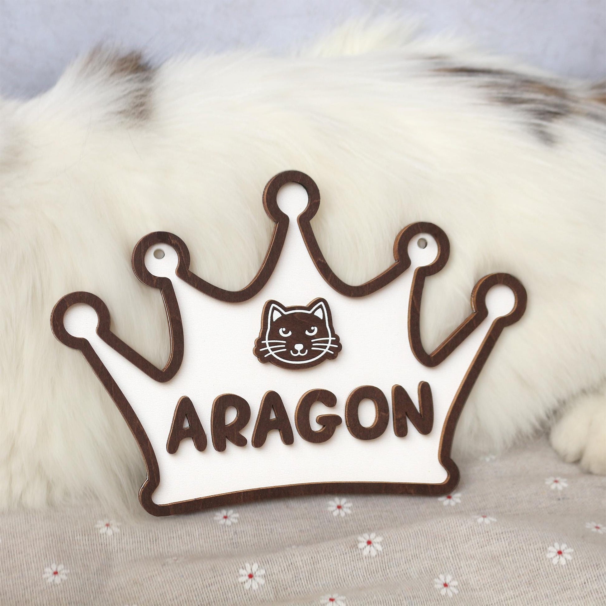 Personalized Wooden Pet Name Sign: Dog/Cat Room Decor