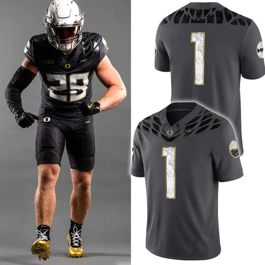 2025 Shoe Duck Edition - Oregon Ducks A Tribute to Phil and Bill Football Jersey